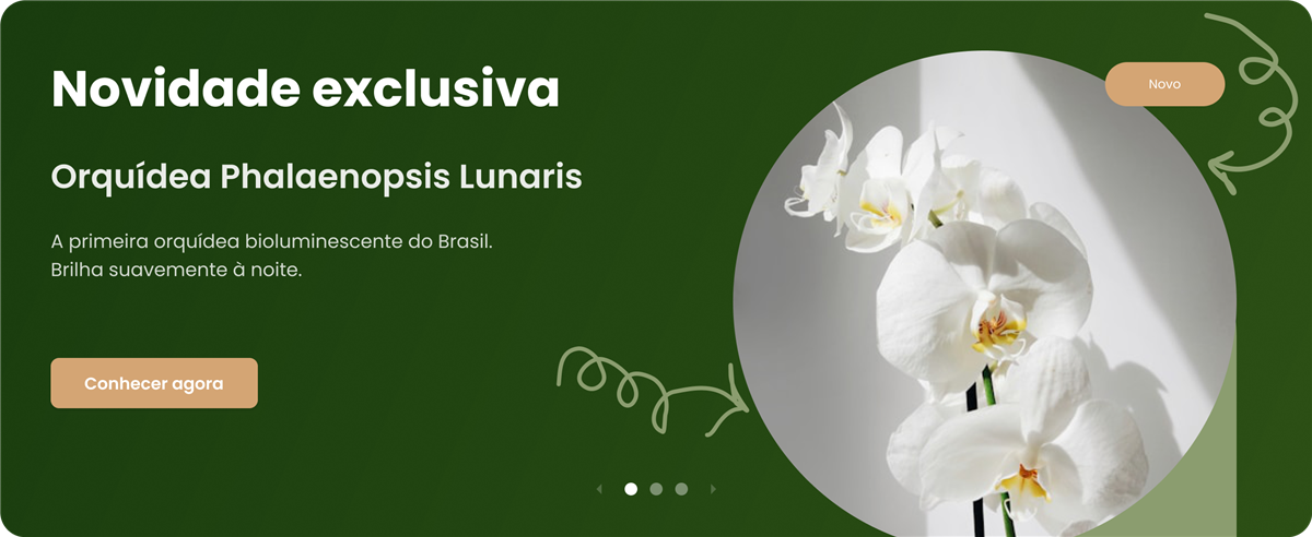 Flora Mística — hero banner Orquídea Lunaris