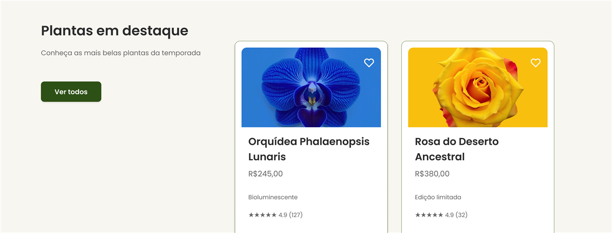 Flora Mística — grid de produtos